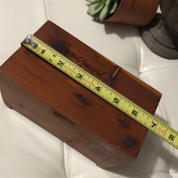 Vintage Wooden Dresser Box-7x2.5 - Picture 13 of 16
